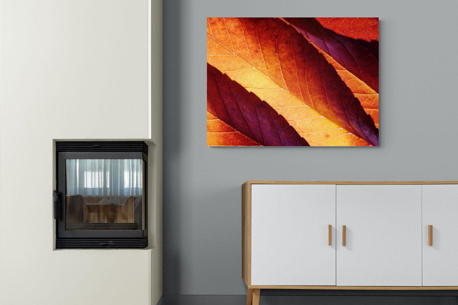 Scarlet Leaves-Wall_Art-100 x 75cm-Mounted Canvas-No Frame-Pixalot