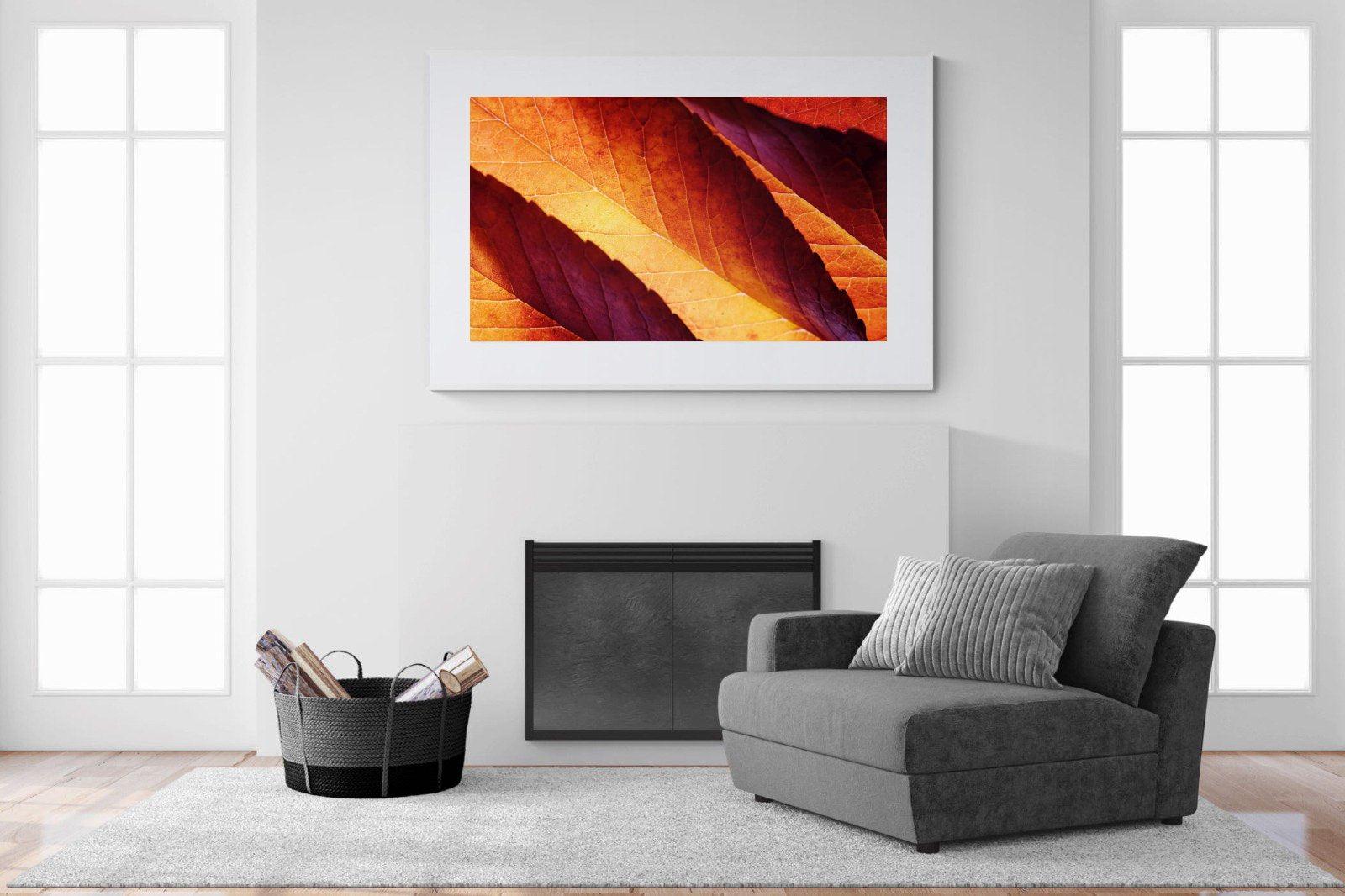 Scarlet Leaves-Wall_Art-150 x 100cm-Framed Print-White-Pixalot