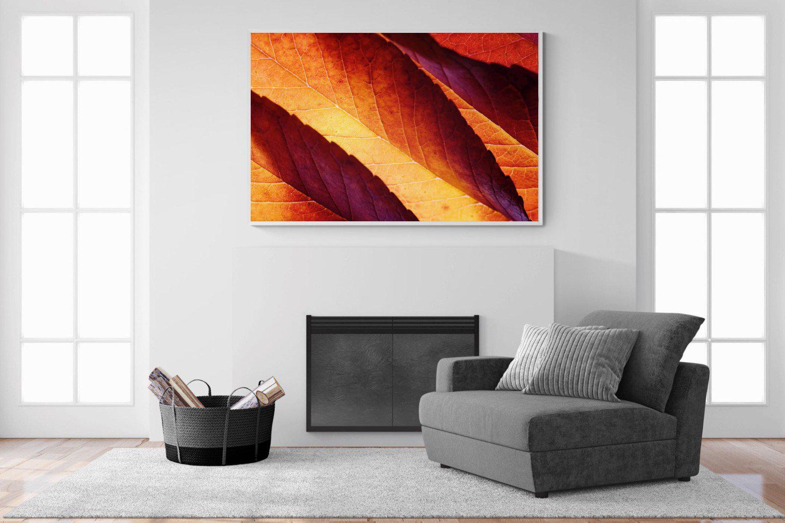 Scarlet Leaves-Wall_Art-150 x 100cm-Mounted Canvas-White-Pixalot