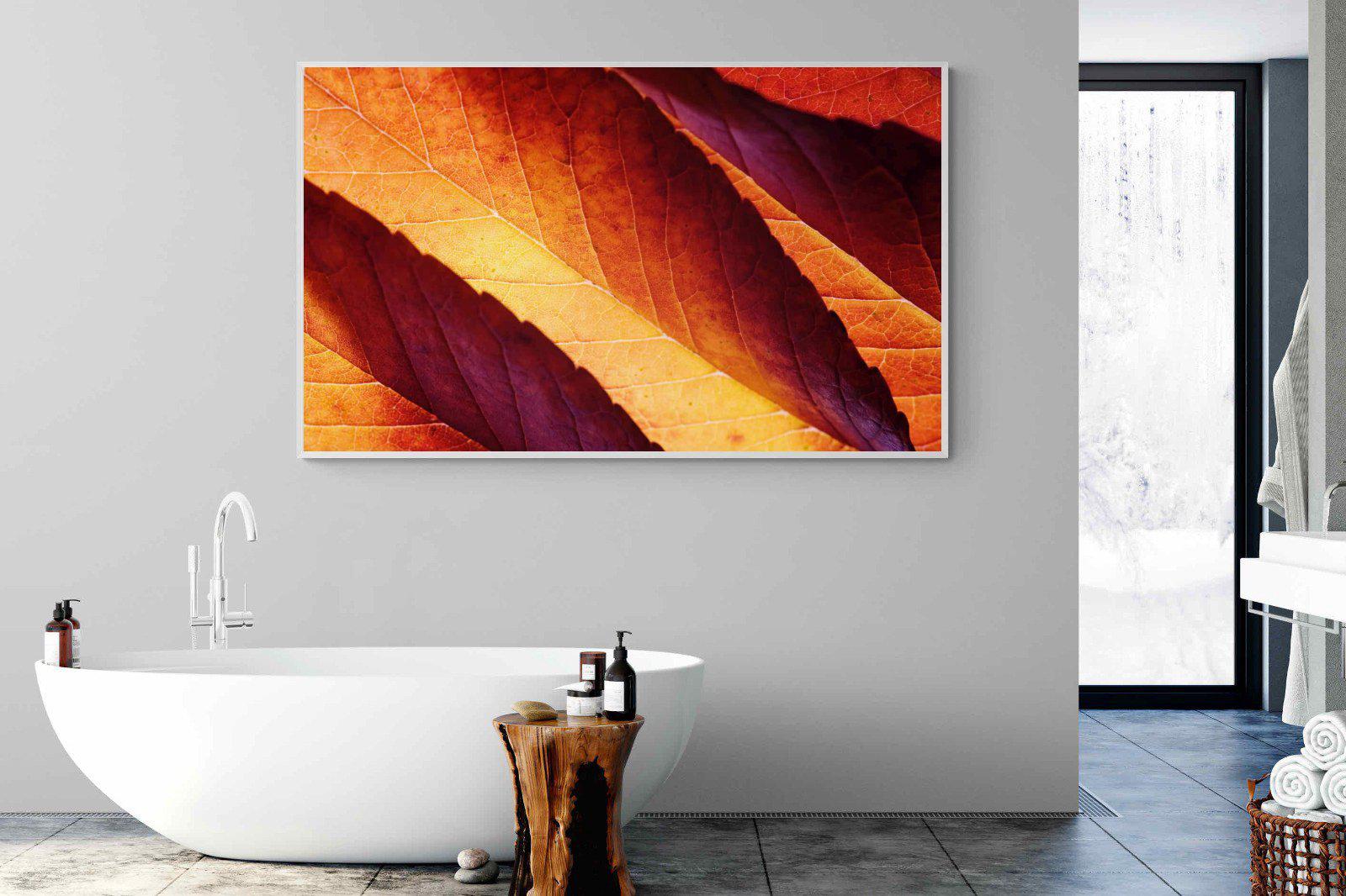 Scarlet Leaves-Wall_Art-180 x 110cm-Mounted Canvas-White-Pixalot