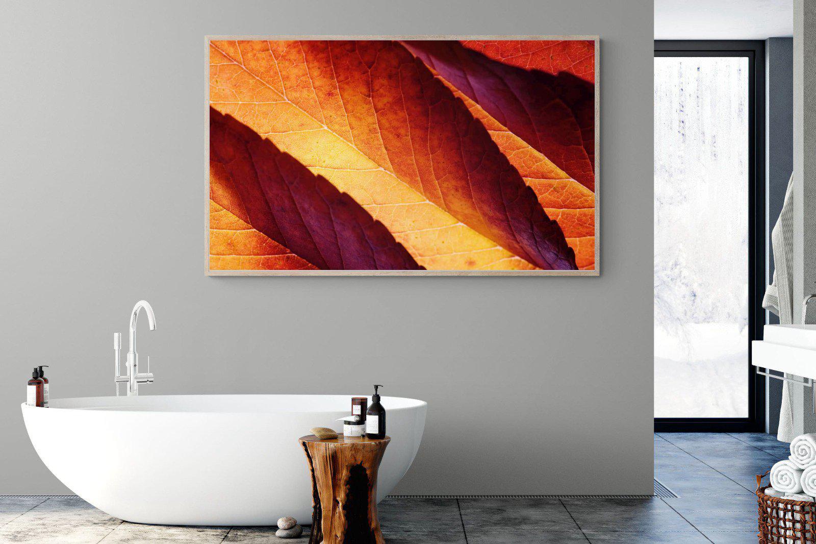Scarlet Leaves-Wall_Art-180 x 110cm-Mounted Canvas-Wood-Pixalot