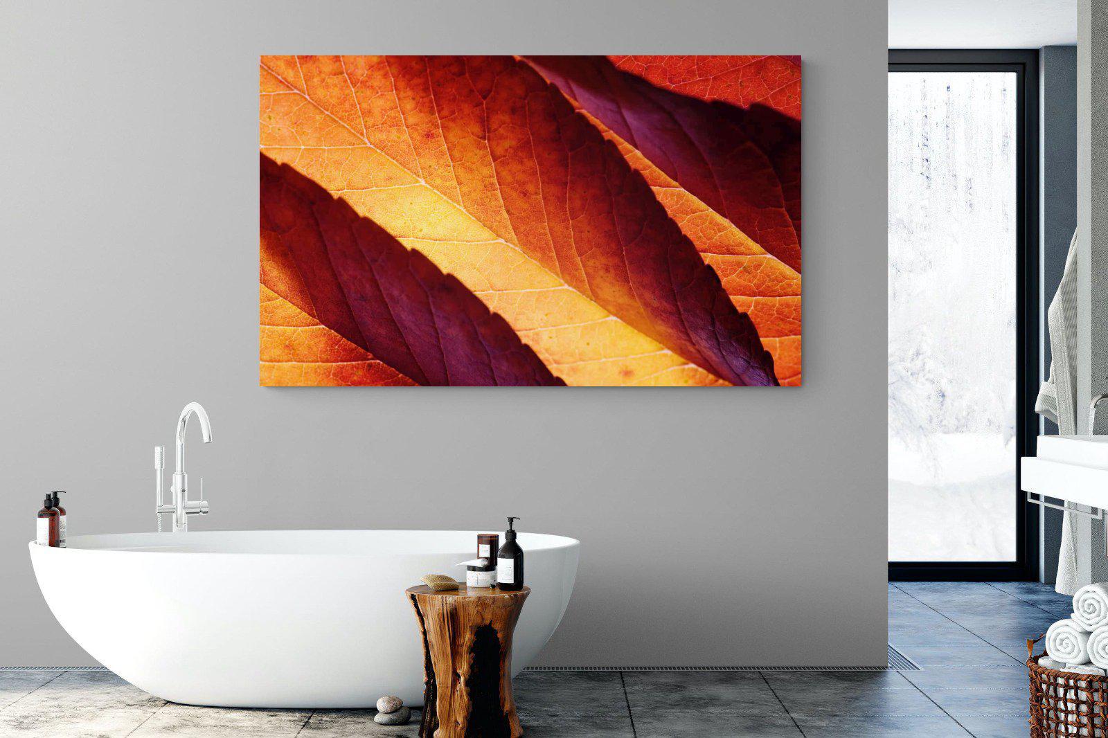 Scarlet Leaves-Wall_Art-180 x 110cm-Mounted Canvas-No Frame-Pixalot