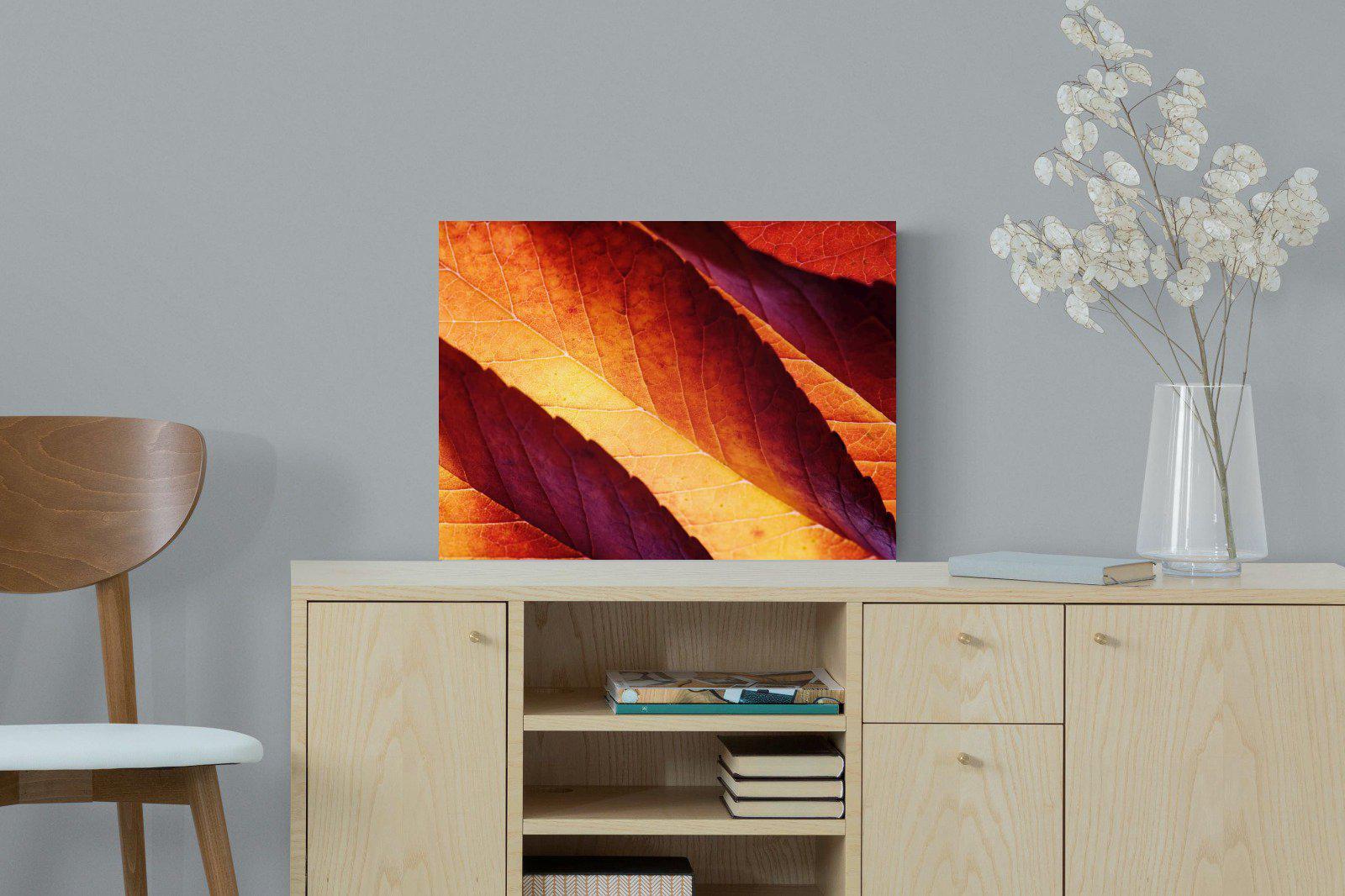 Scarlet Leaves-Wall_Art-60 x 45cm-Mounted Canvas-No Frame-Pixalot