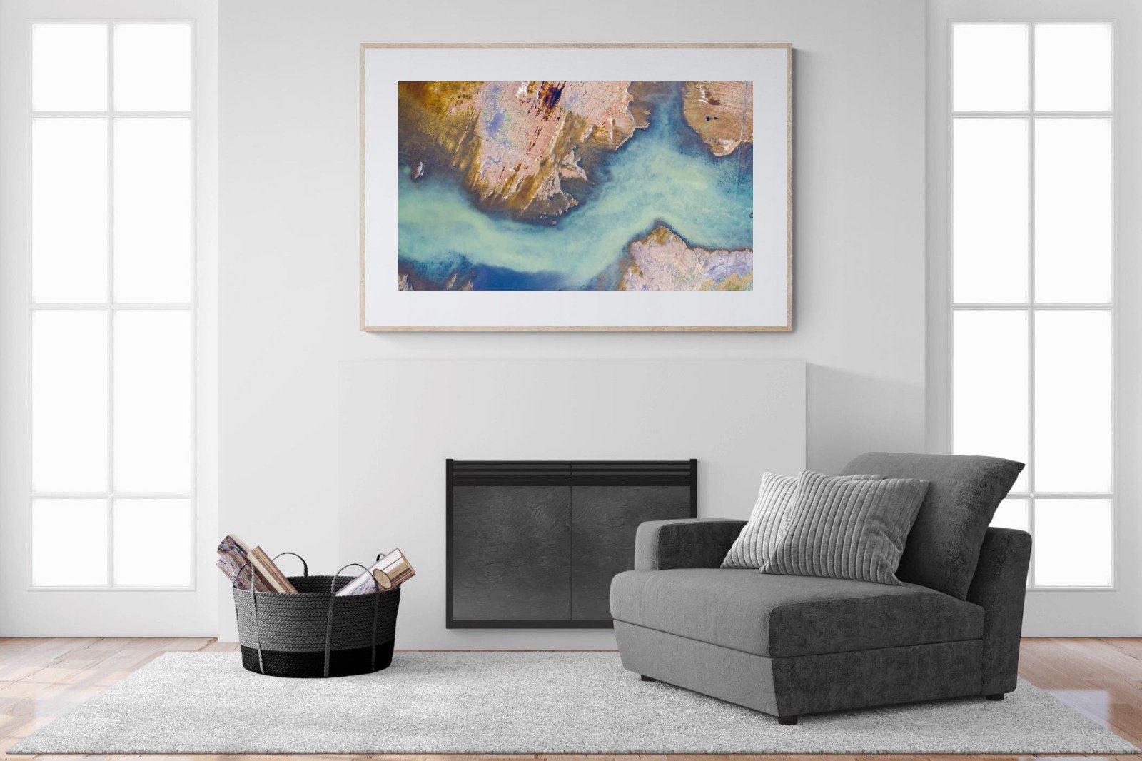 Scraped Earth-Wall_Art-150 x 100cm-Framed Print-Wood-Pixalot
