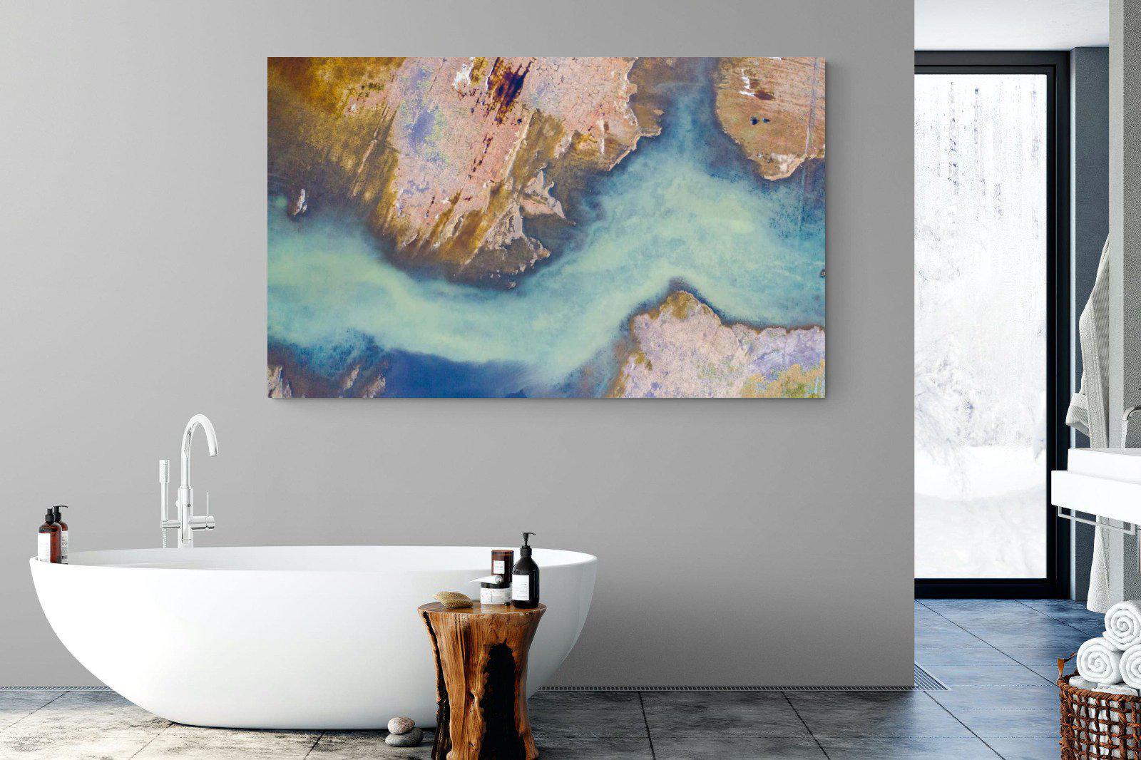 Scraped Earth-Wall_Art-180 x 110cm-Mounted Canvas-No Frame-Pixalot