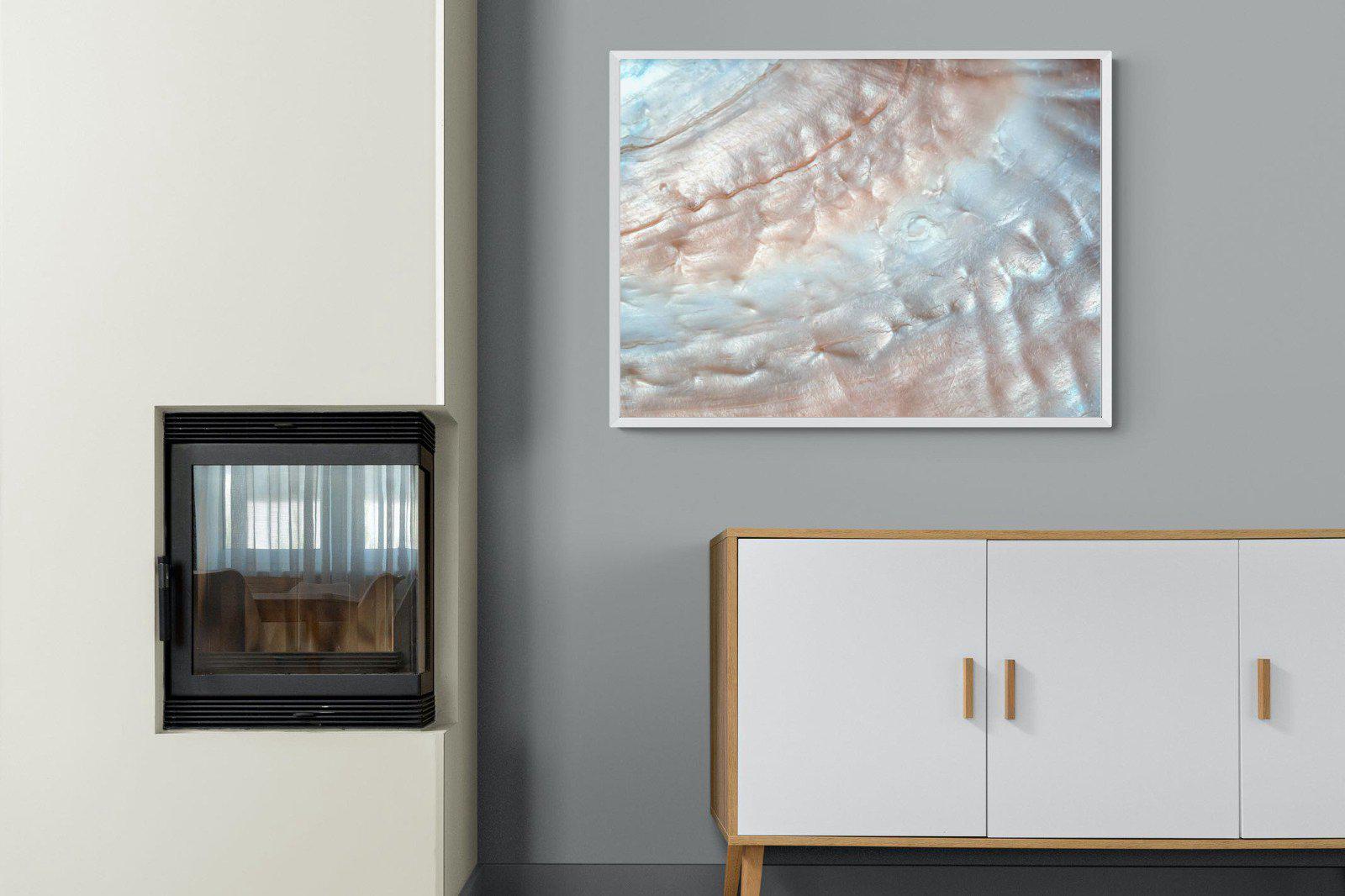 Seashell-Wall_Art-100 x 75cm-Mounted Canvas-White-Pixalot