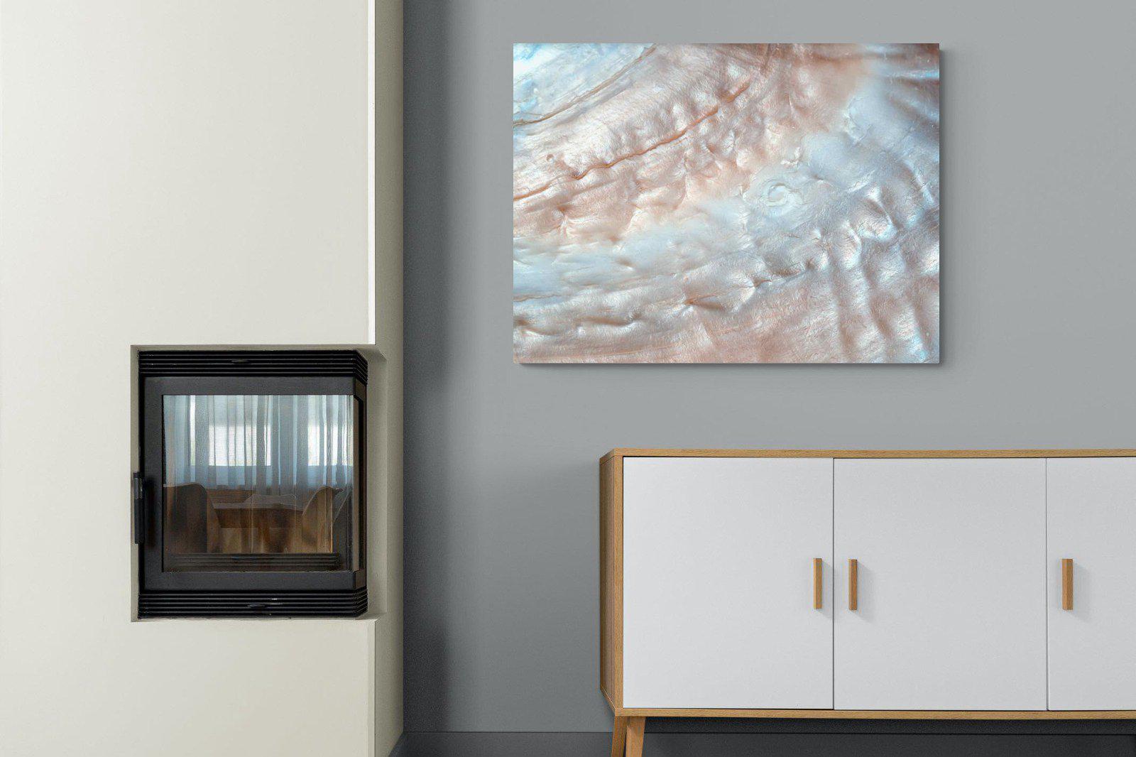 Seashell-Wall_Art-100 x 75cm-Mounted Canvas-No Frame-Pixalot