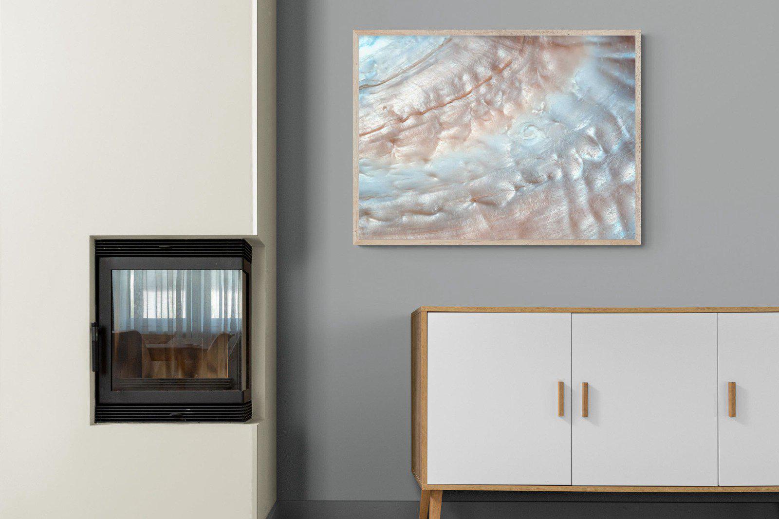 Seashell-Wall_Art-100 x 75cm-Mounted Canvas-Wood-Pixalot