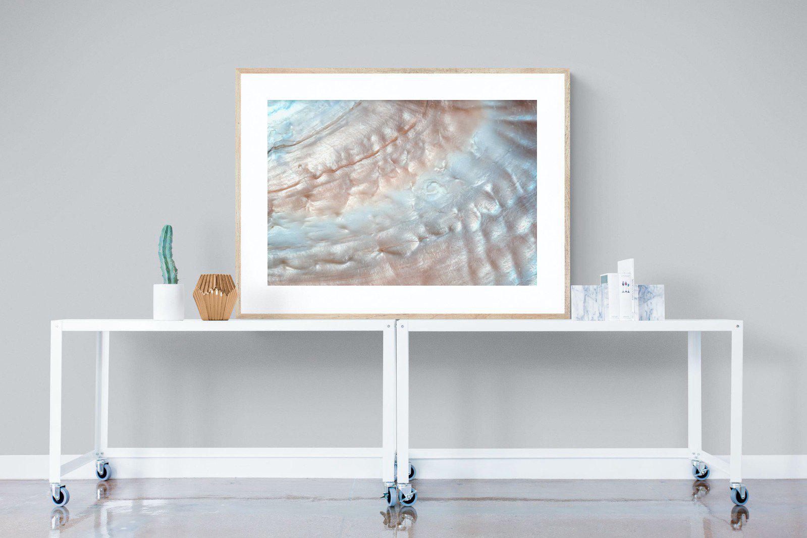 Seashell-Wall_Art-120 x 90cm-Framed Print-Wood-Pixalot