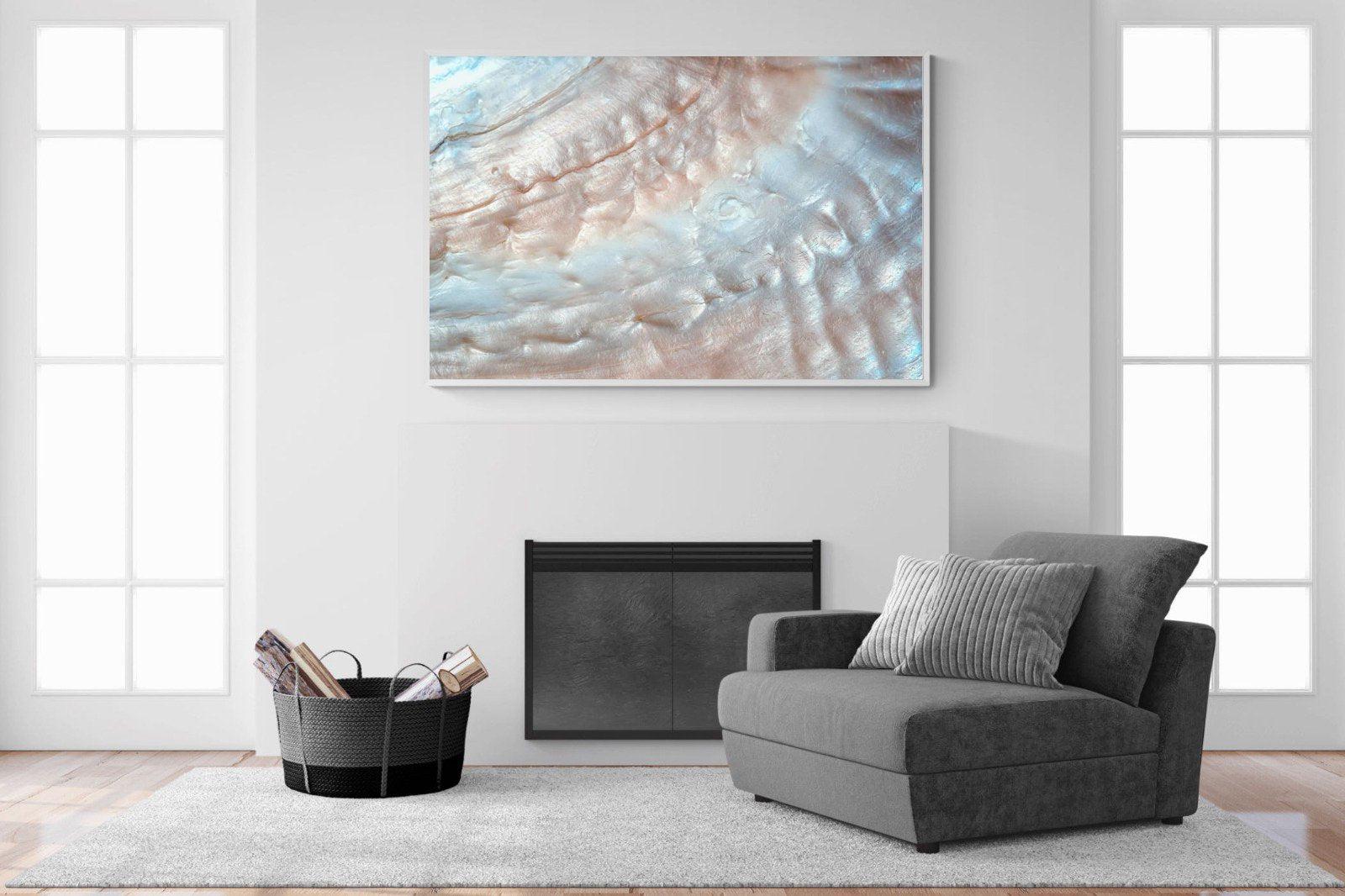 Seashell-Wall_Art-150 x 100cm-Mounted Canvas-White-Pixalot