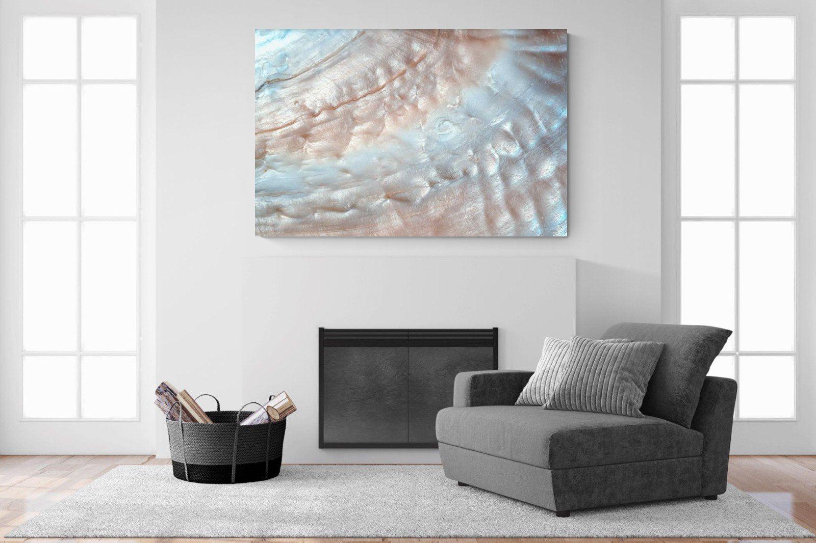 Seashell-Wall_Art-150 x 100cm-Mounted Canvas-No Frame-Pixalot