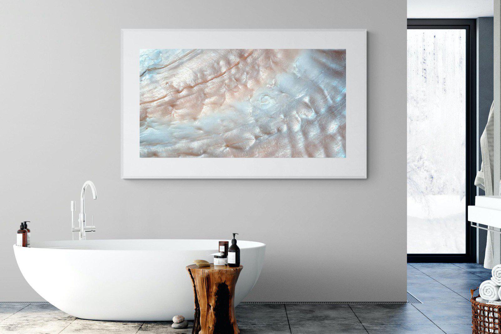 Seashell-Wall_Art-180 x 110cm-Framed Print-White-Pixalot