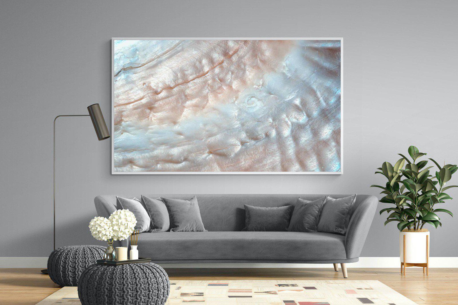 Seashell-Wall_Art-220 x 130cm-Mounted Canvas-White-Pixalot