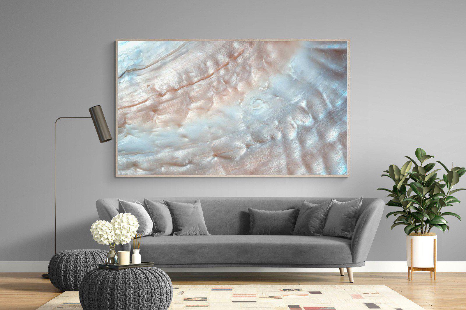 Seashell-Wall_Art-220 x 130cm-Mounted Canvas-Wood-Pixalot