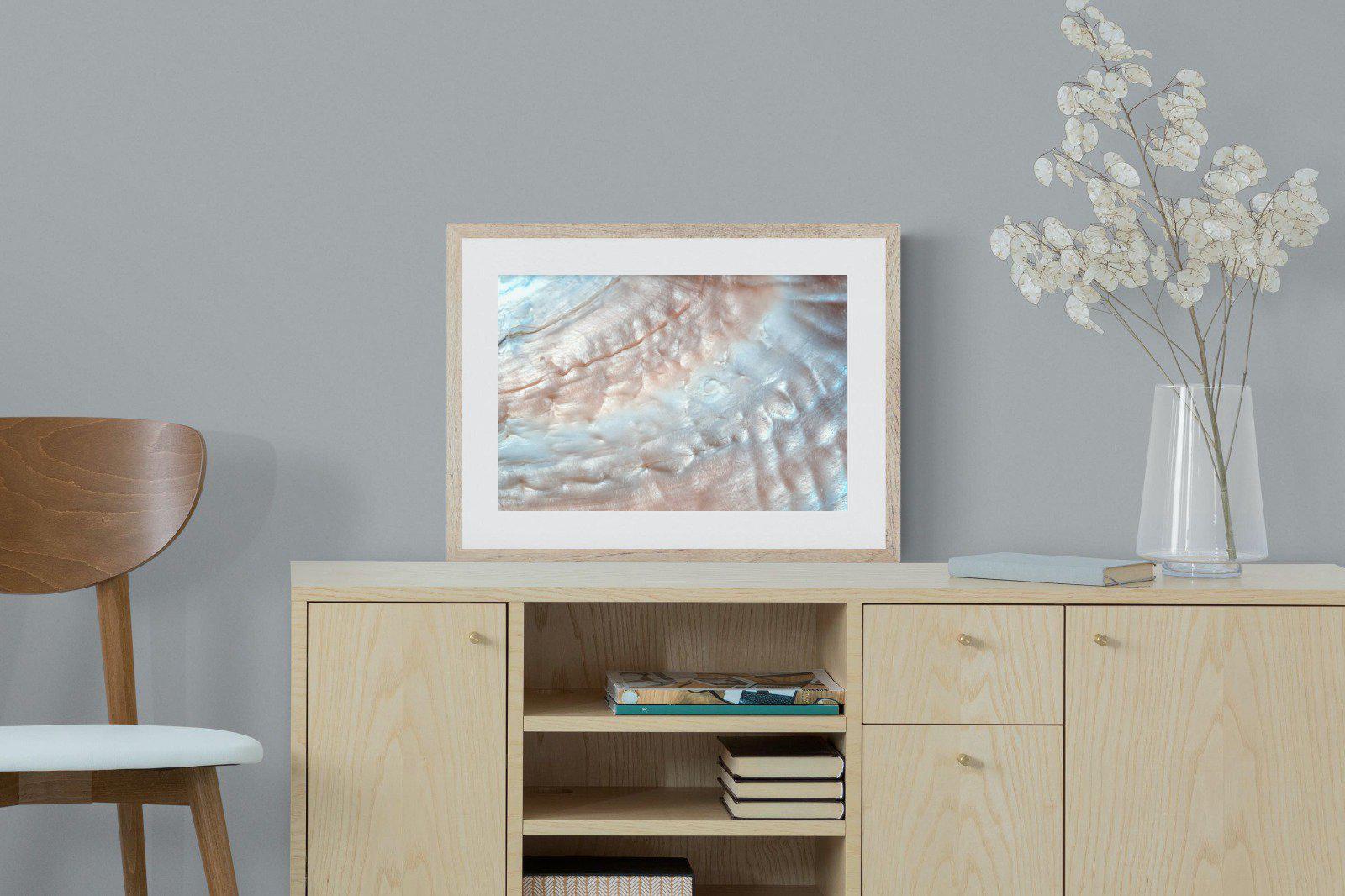 Seashell-Wall_Art-60 x 45cm-Framed Print-Wood-Pixalot