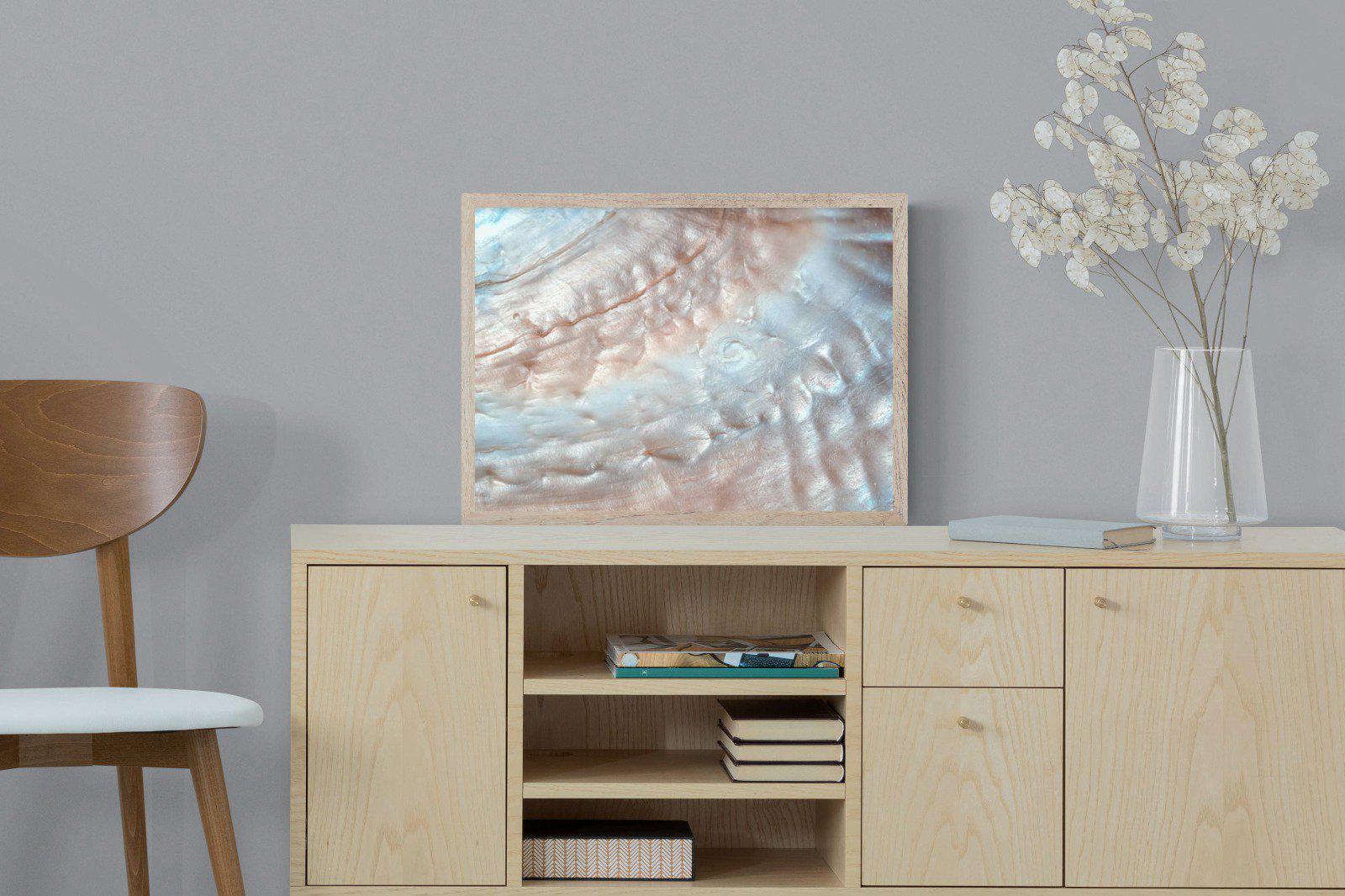 Seashell-Wall_Art-60 x 45cm-Mounted Canvas-Wood-Pixalot