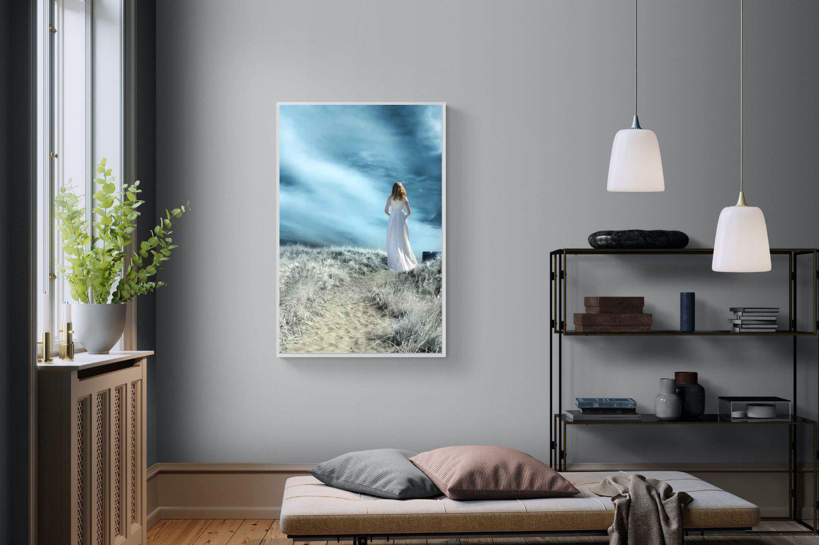 Seashore Drama-Wall_Art-100 x 150cm-Mounted Canvas-White-Pixalot