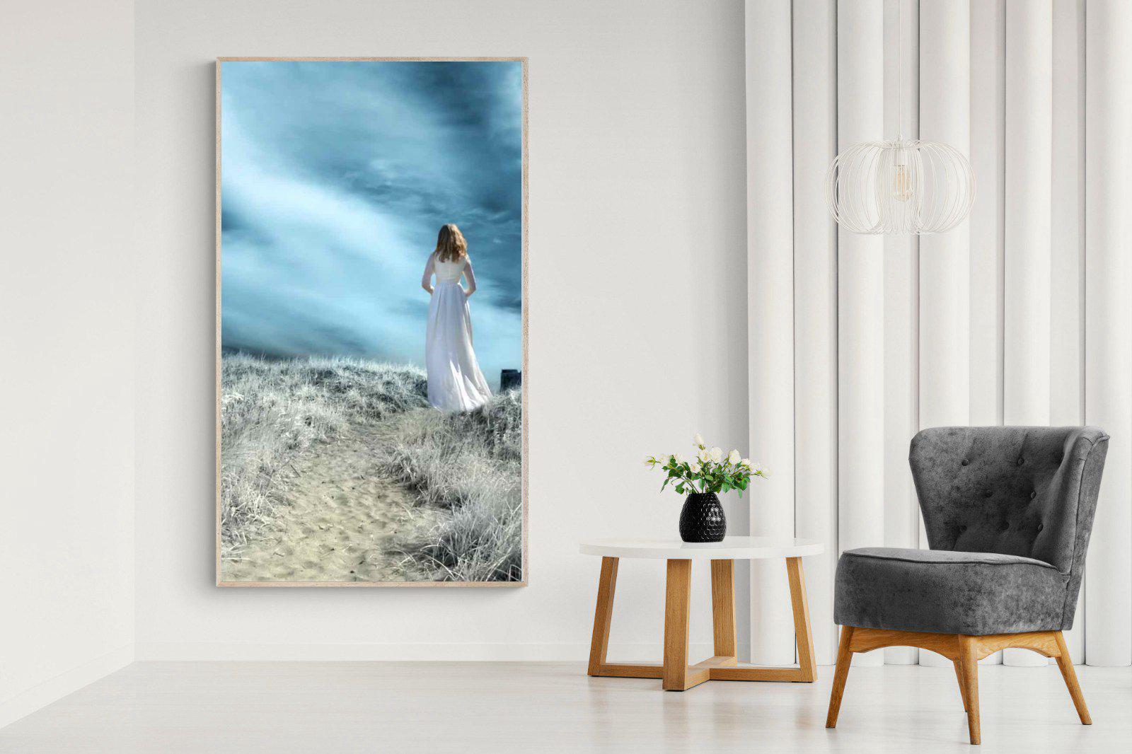 Seashore Drama-Wall_Art-130 x 220cm-Mounted Canvas-Wood-Pixalot