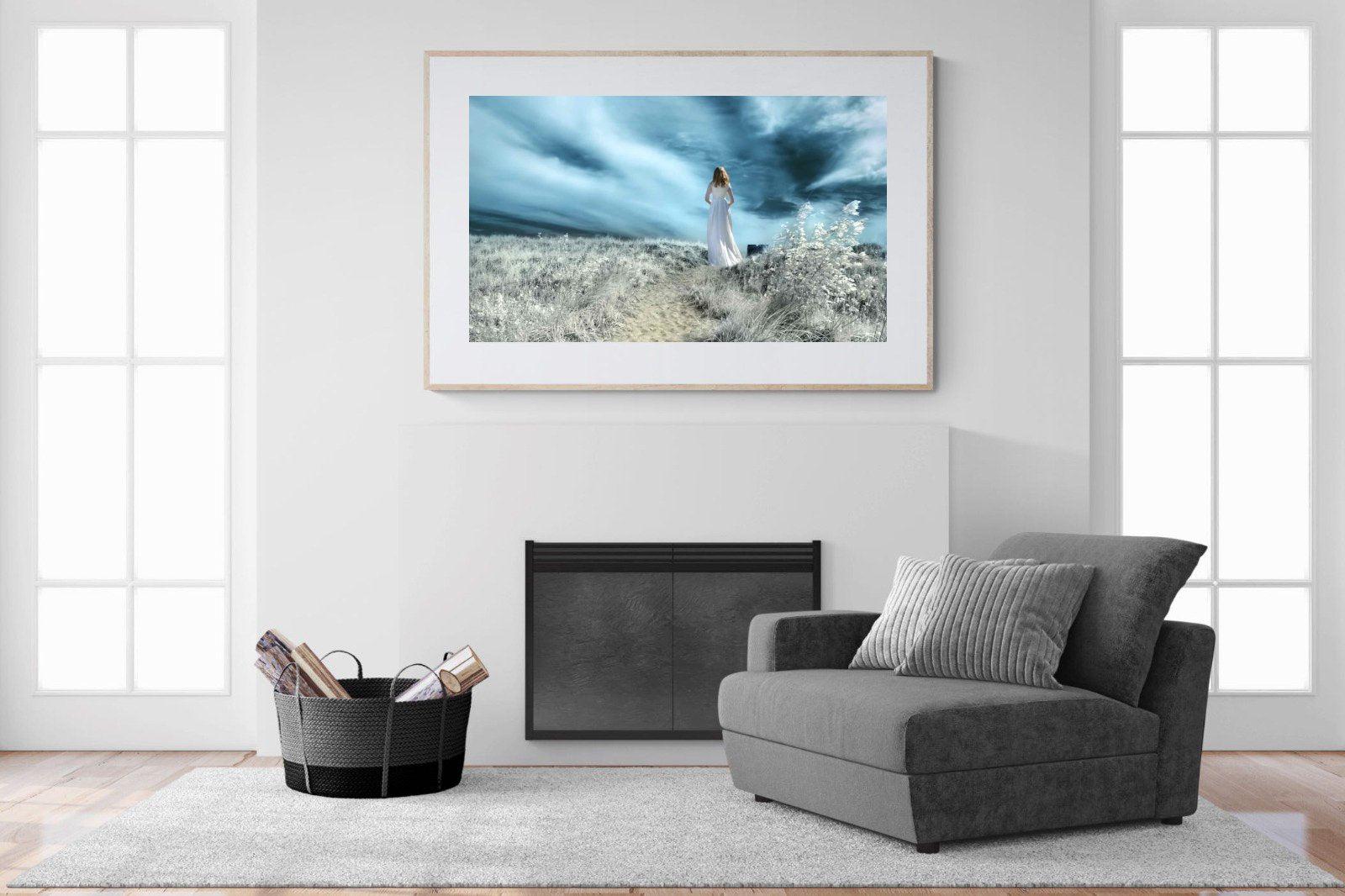 Seashore Drama-Wall_Art-150 x 100cm-Framed Print-Wood-Pixalot
