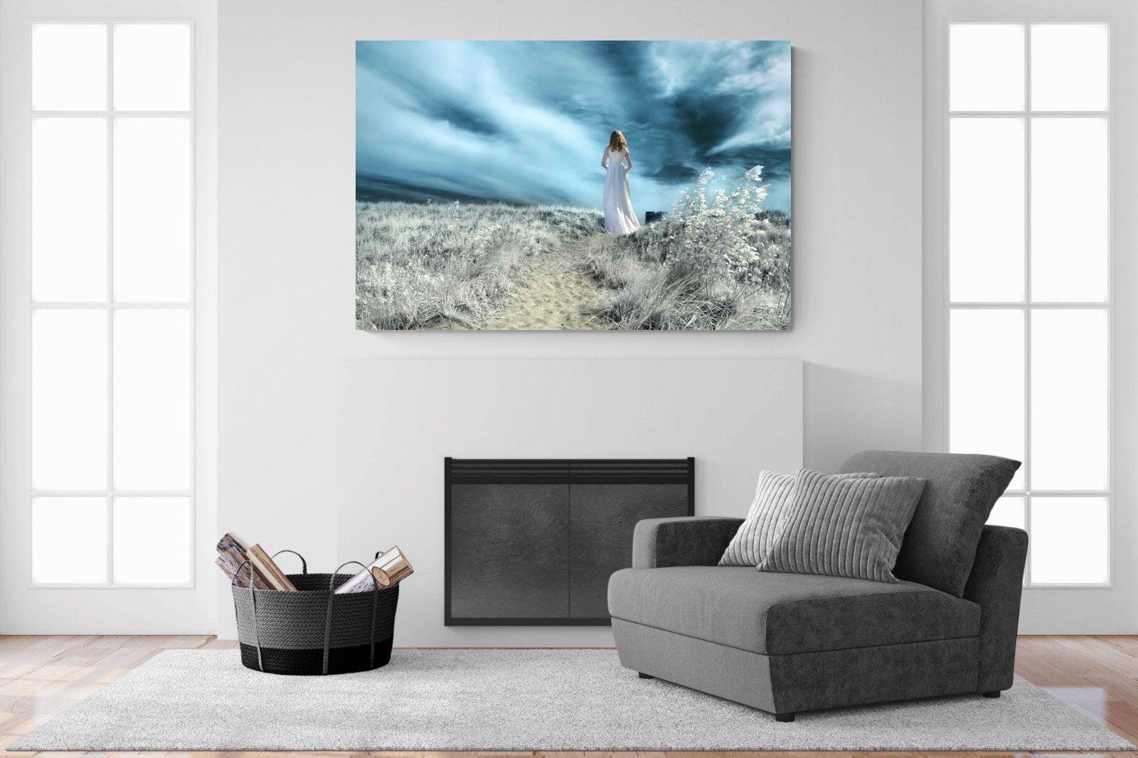 Seashore Drama-Wall_Art-150 x 100cm-Mounted Canvas-No Frame-Pixalot