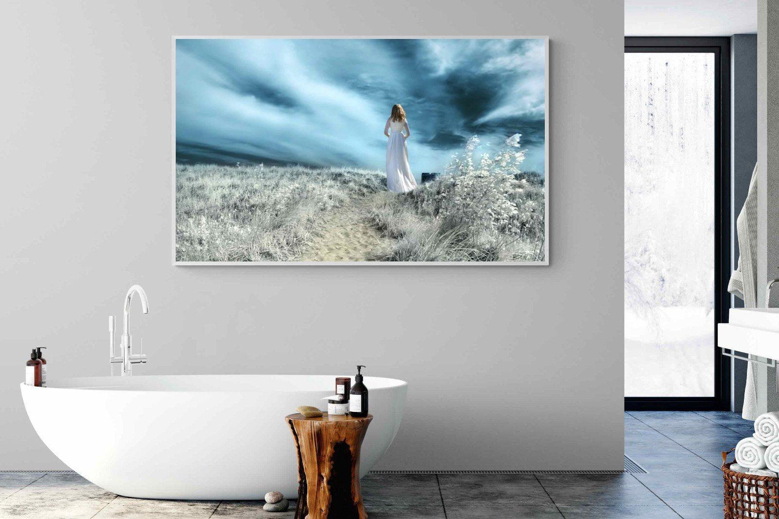 Seashore Drama-Wall_Art-180 x 110cm-Mounted Canvas-White-Pixalot