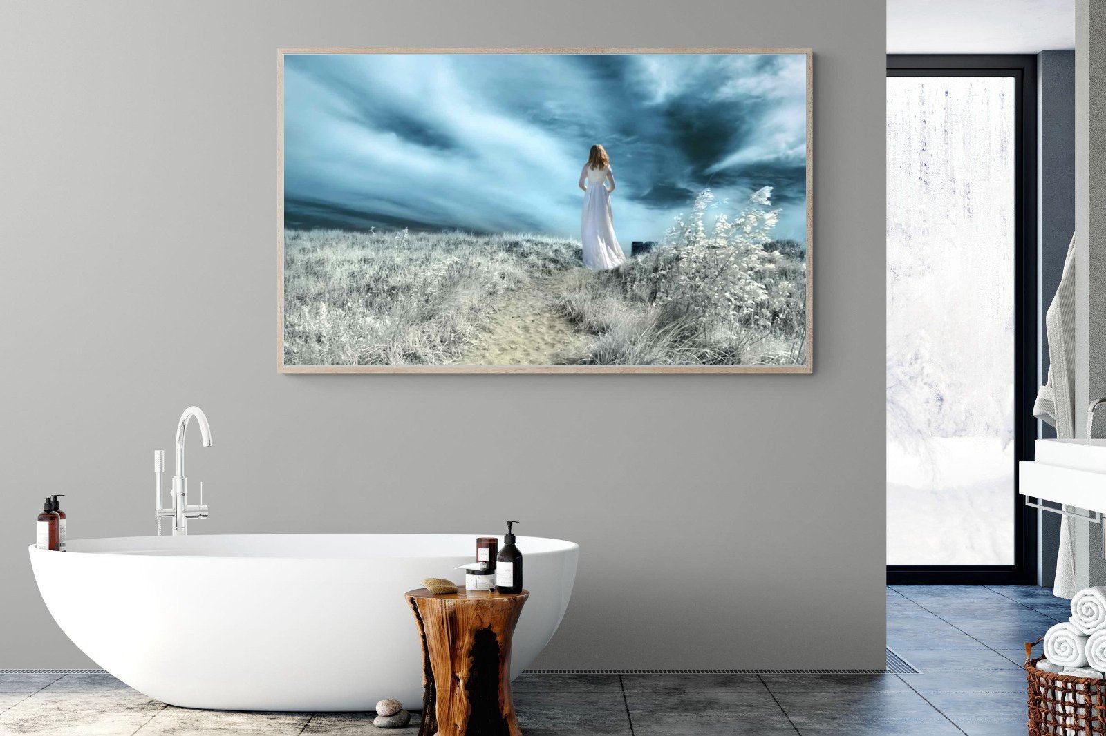 Seashore Drama-Wall_Art-180 x 110cm-Mounted Canvas-Wood-Pixalot
