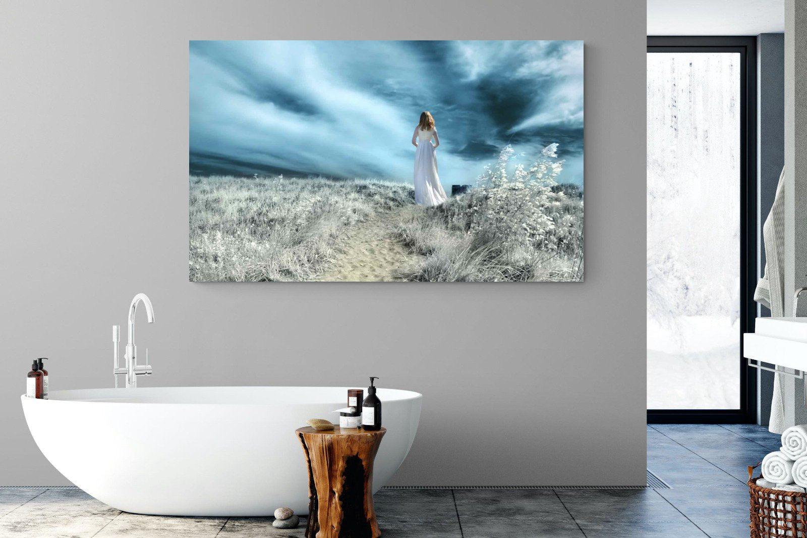 Seashore Drama-Wall_Art-180 x 110cm-Mounted Canvas-No Frame-Pixalot
