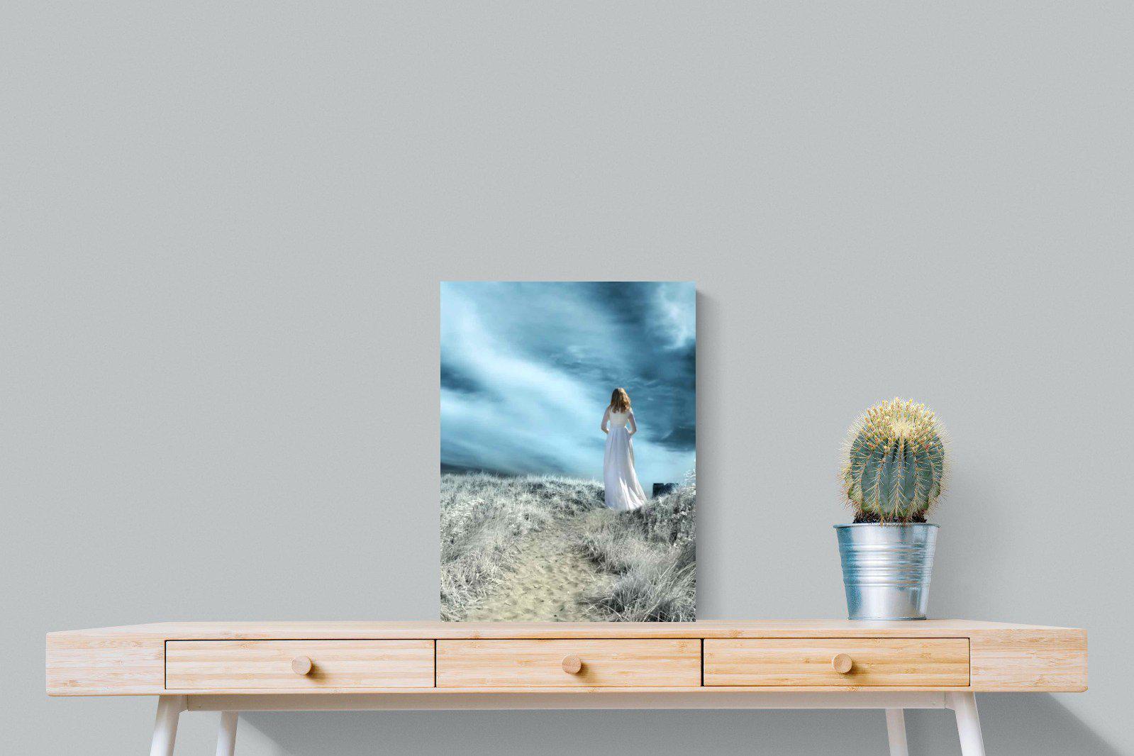Seashore Drama-Wall_Art-45 x 60cm-Mounted Canvas-No Frame-Pixalot