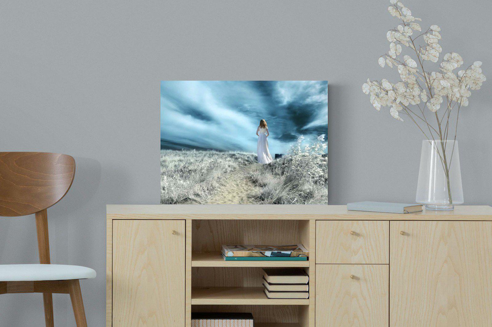 Seashore Drama-Wall_Art-60 x 45cm-Mounted Canvas-No Frame-Pixalot