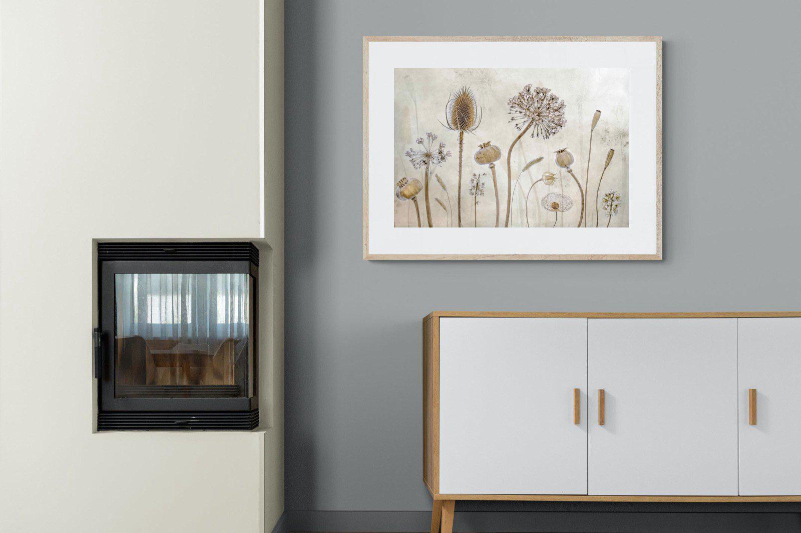 Seed Pods-Wall_Art-100 x 75cm-Framed Print-Wood-Pixalot