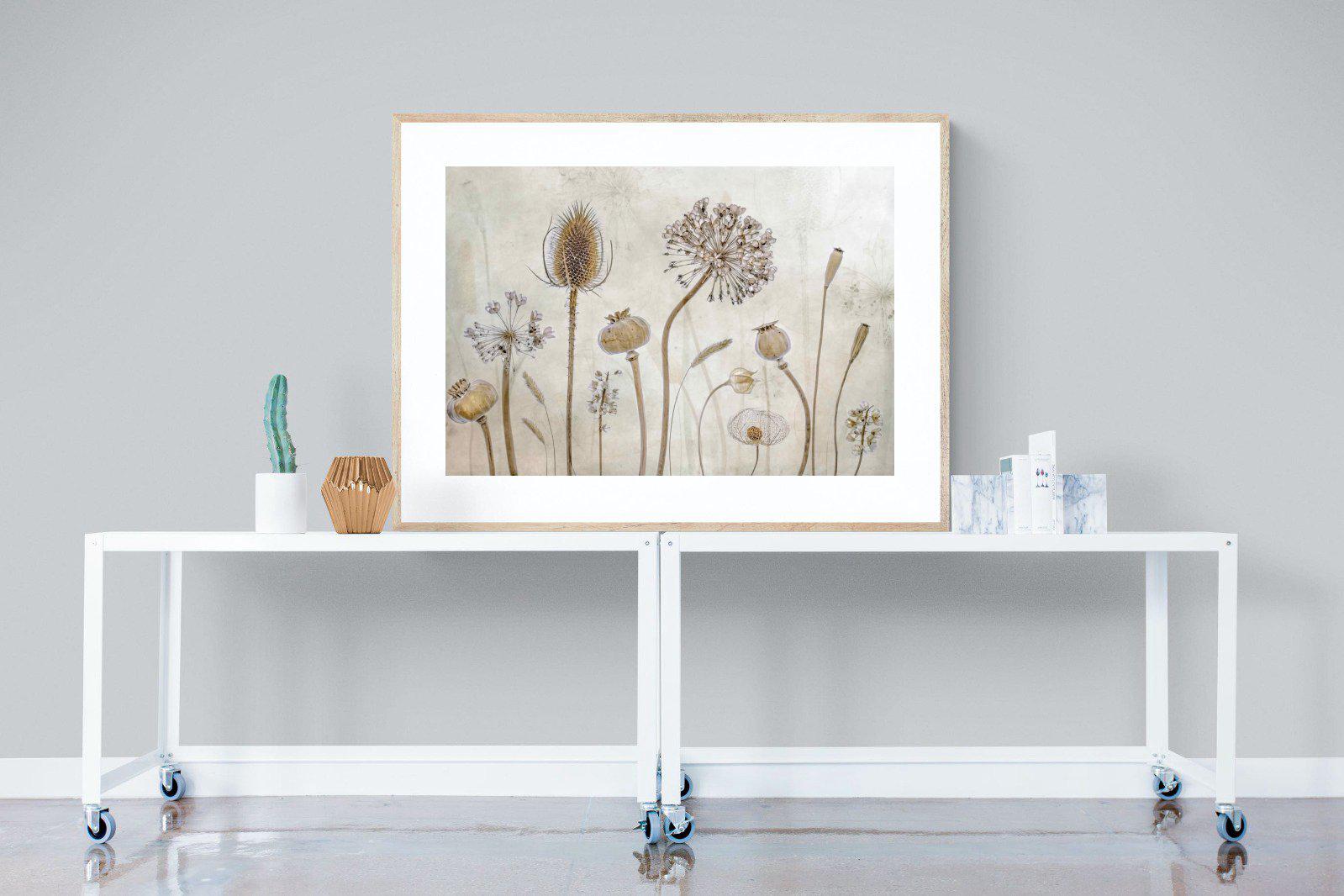 Seed Pods-Wall_Art-120 x 90cm-Framed Print-Wood-Pixalot