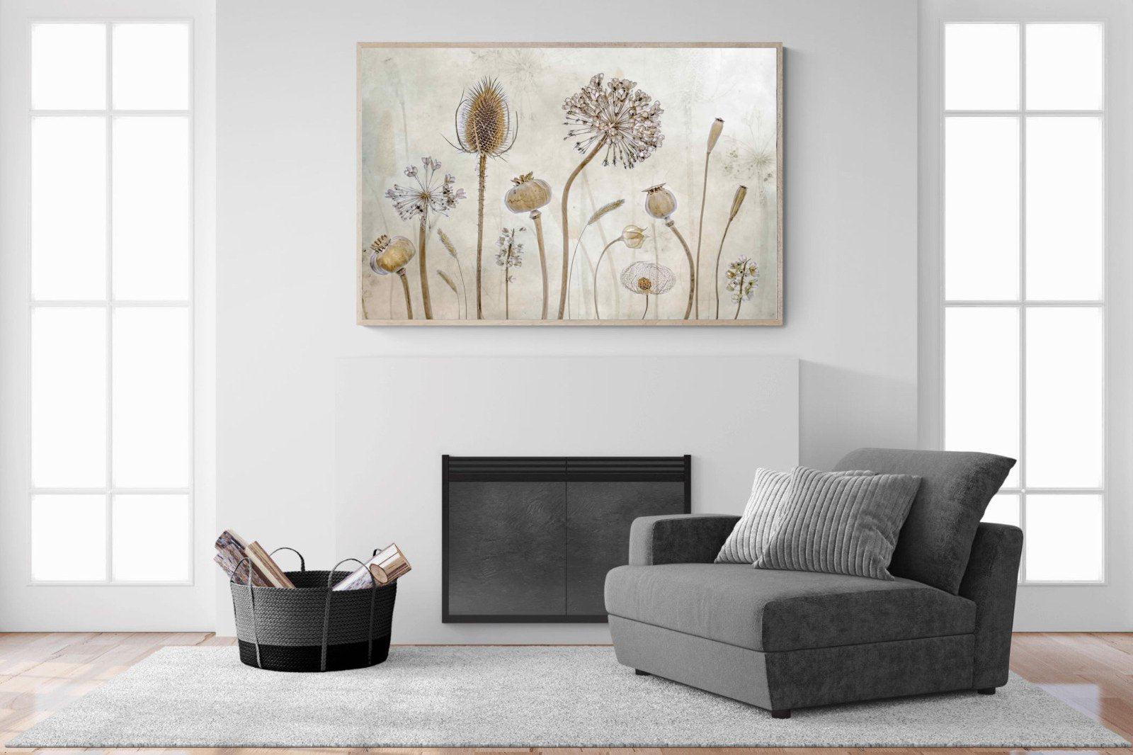 Seed Pods-Wall_Art-150 x 100cm-Mounted Canvas-Wood-Pixalot