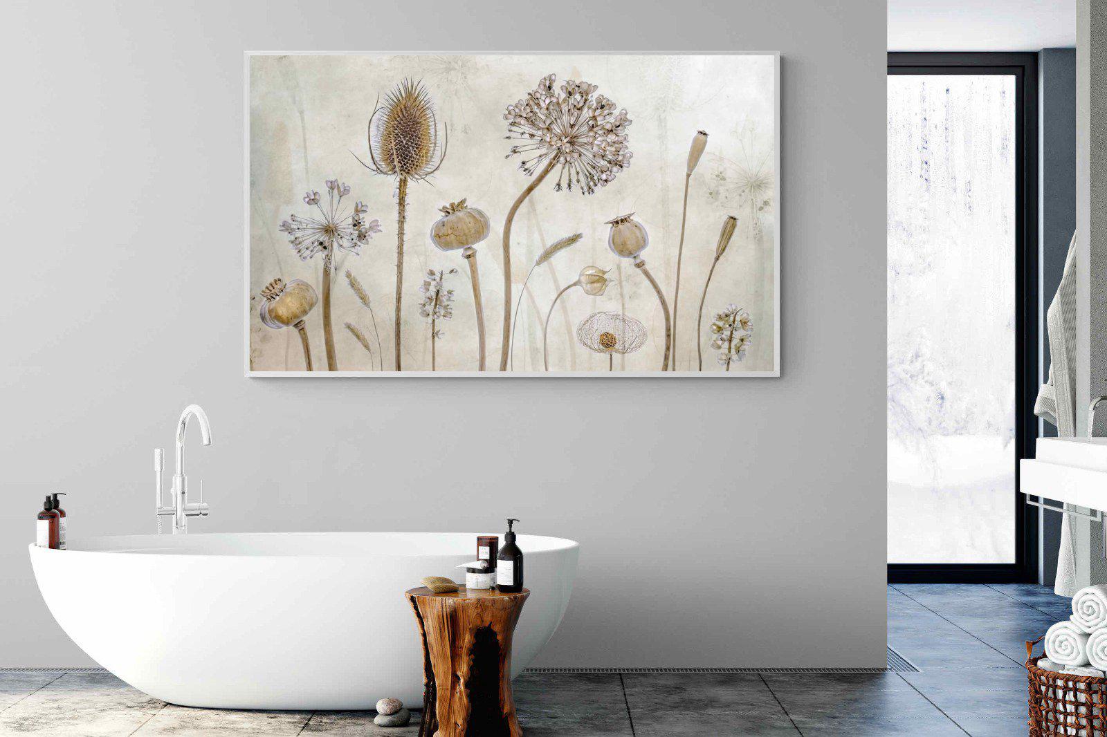 Seed Pods-Wall_Art-180 x 110cm-Mounted Canvas-White-Pixalot