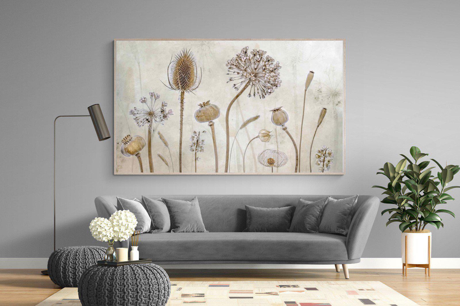Seed Pods-Wall_Art-220 x 130cm-Mounted Canvas-Wood-Pixalot