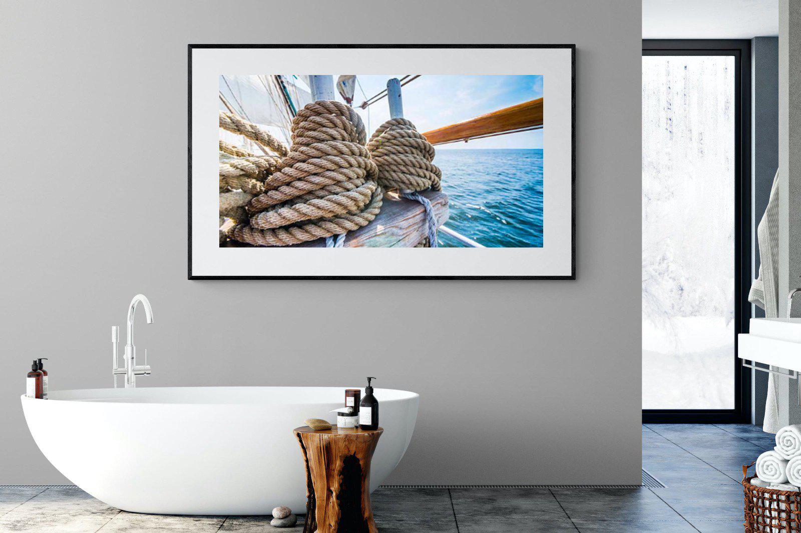 Set Sail-Wall_Art-180 x 110cm-Framed Print-Black-Pixalot