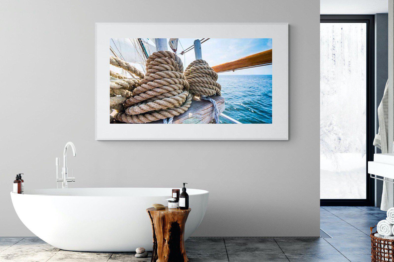 Set Sail-Wall_Art-180 x 110cm-Framed Print-White-Pixalot
