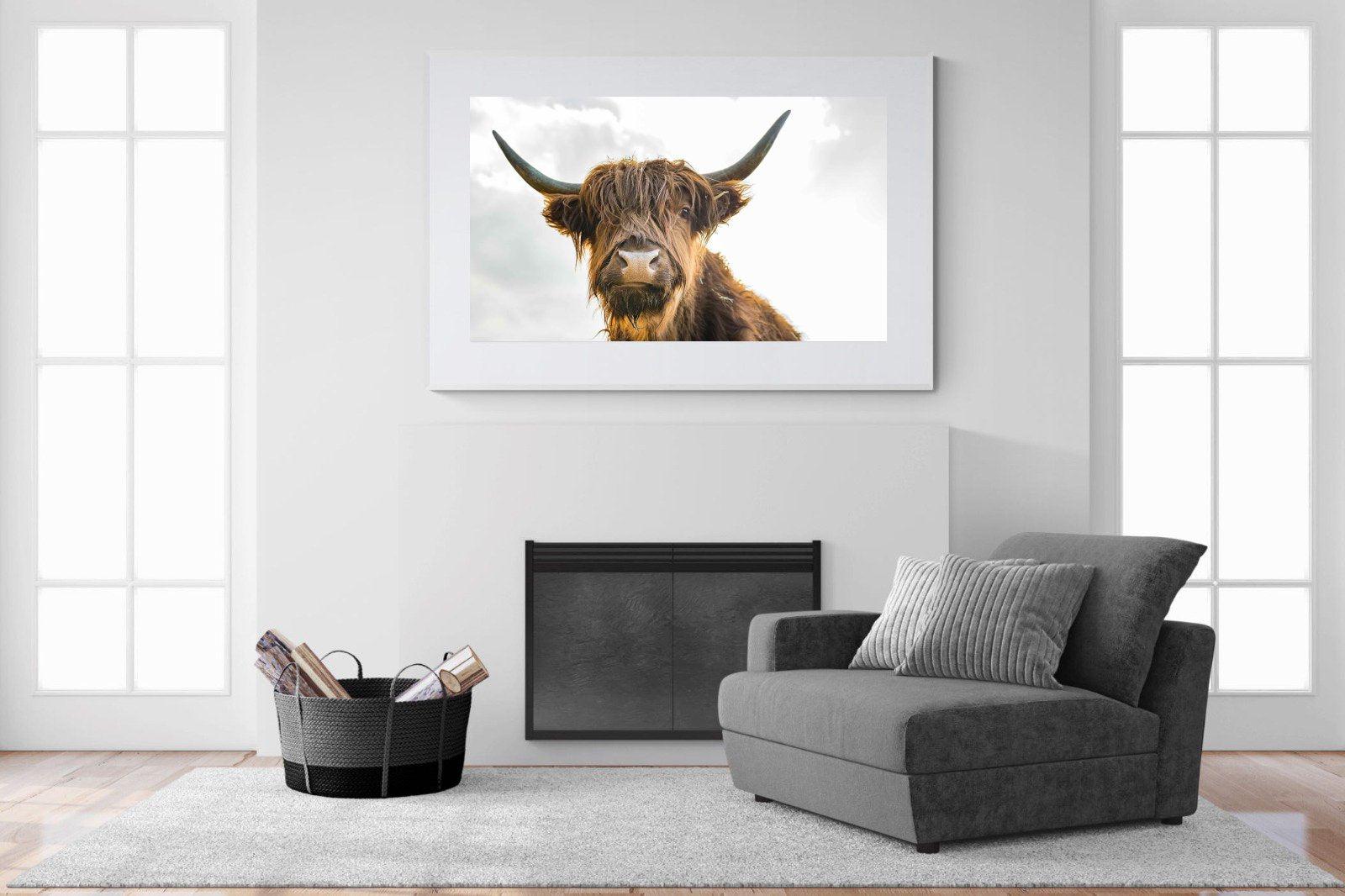 Shaggy-Wall_Art-150 x 100cm-Framed Print-White-Pixalot