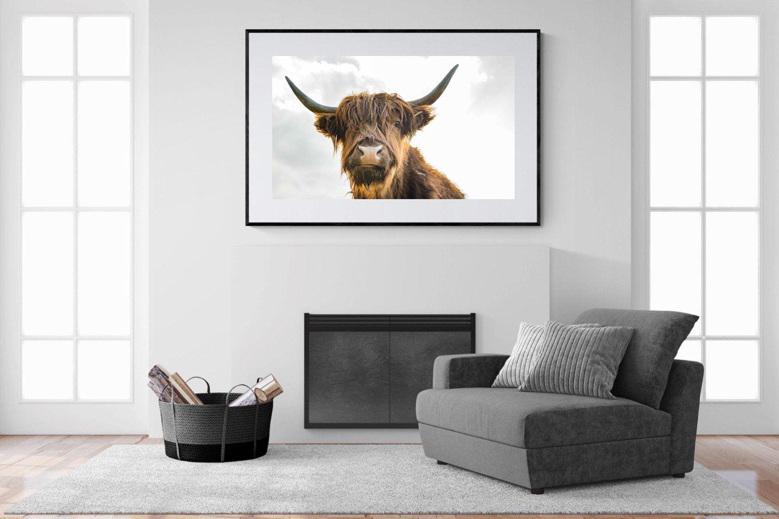 Shaggy-Wall_Art-150 x 100cm-Framed Print-Black-Pixalot