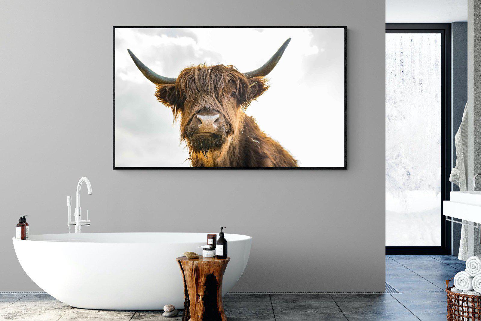 Shaggy-Wall_Art-180 x 110cm-Mounted Canvas-Black-Pixalot