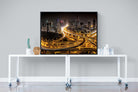 Shanghai-Wall_Art-120 x 90cm-Mounted Canvas-Black-Pixalot