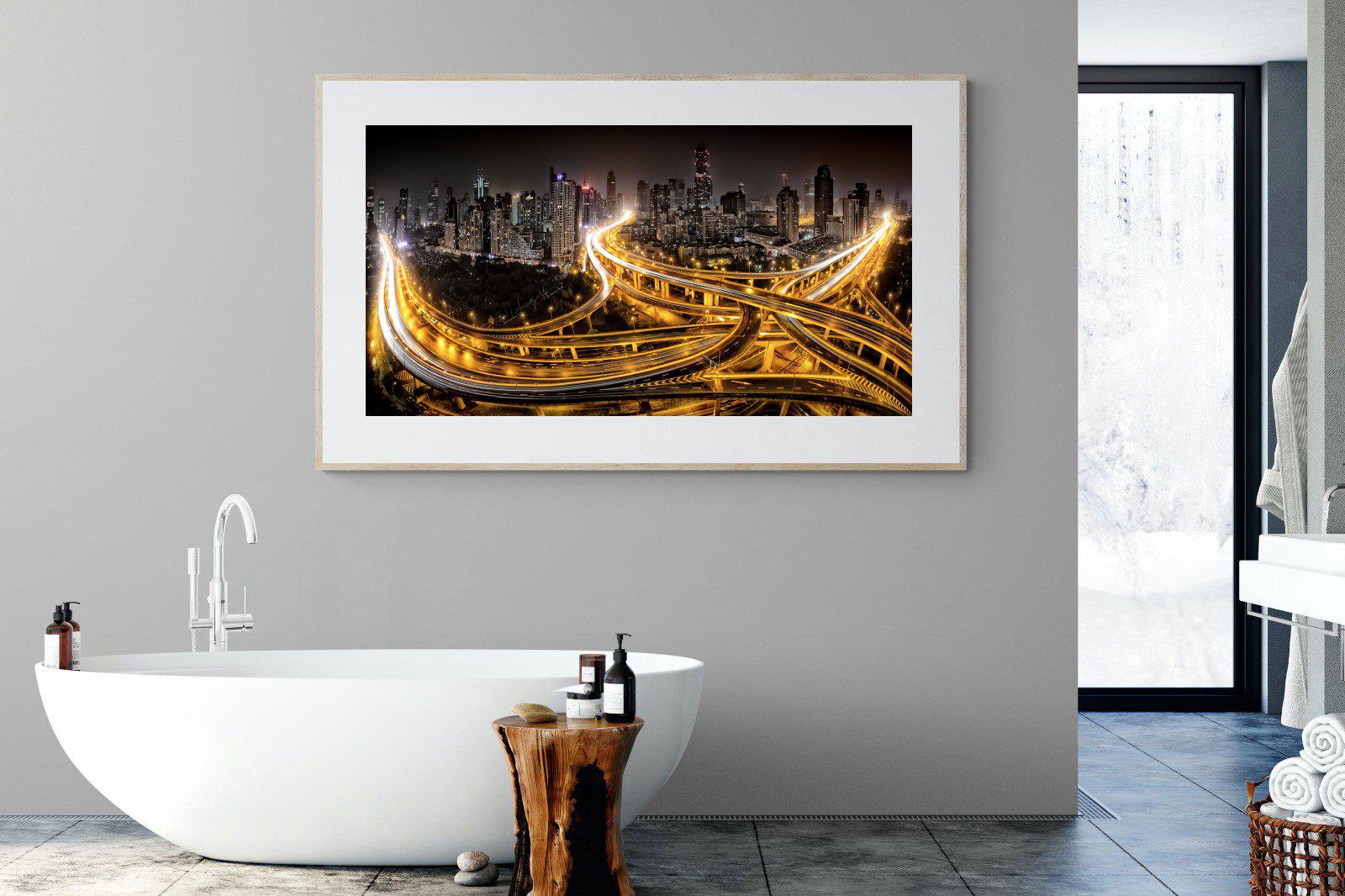 Shanghai-Wall_Art-180 x 110cm-Framed Print-Wood-Pixalot