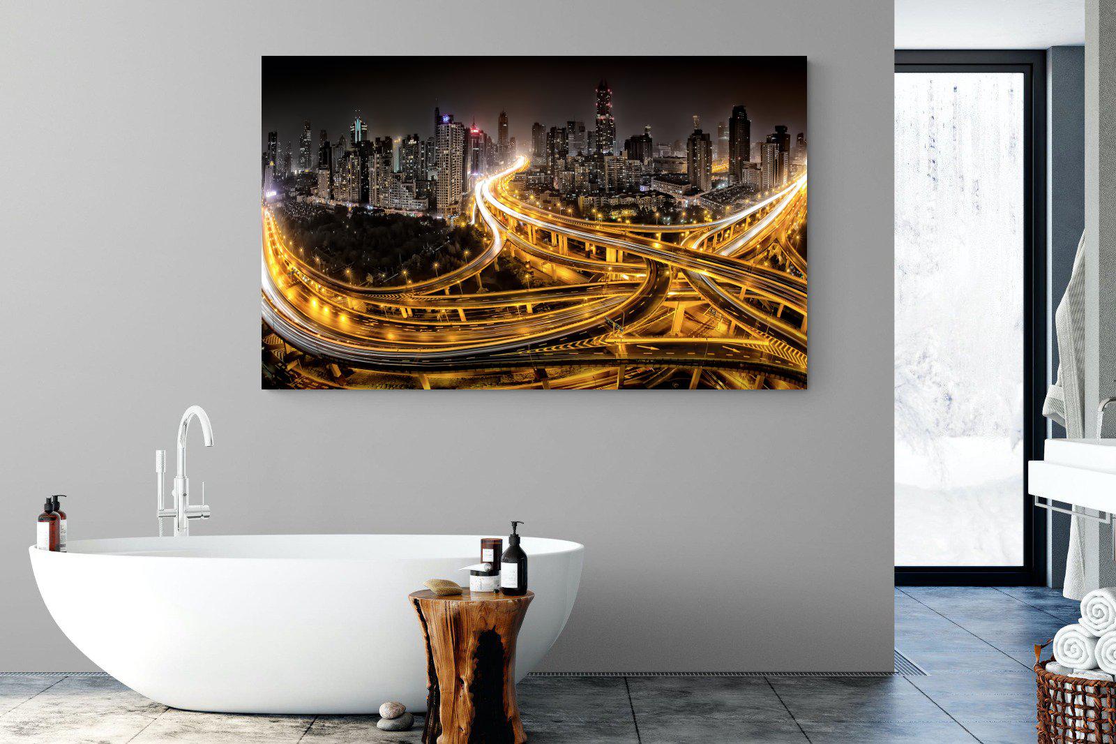Shanghai-Wall_Art-180 x 110cm-Mounted Canvas-No Frame-Pixalot