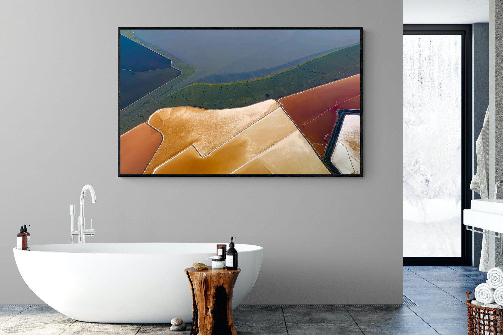 Shapes of Nature-Wall_Art-180 x 110cm-Mounted Canvas-Black-Pixalot