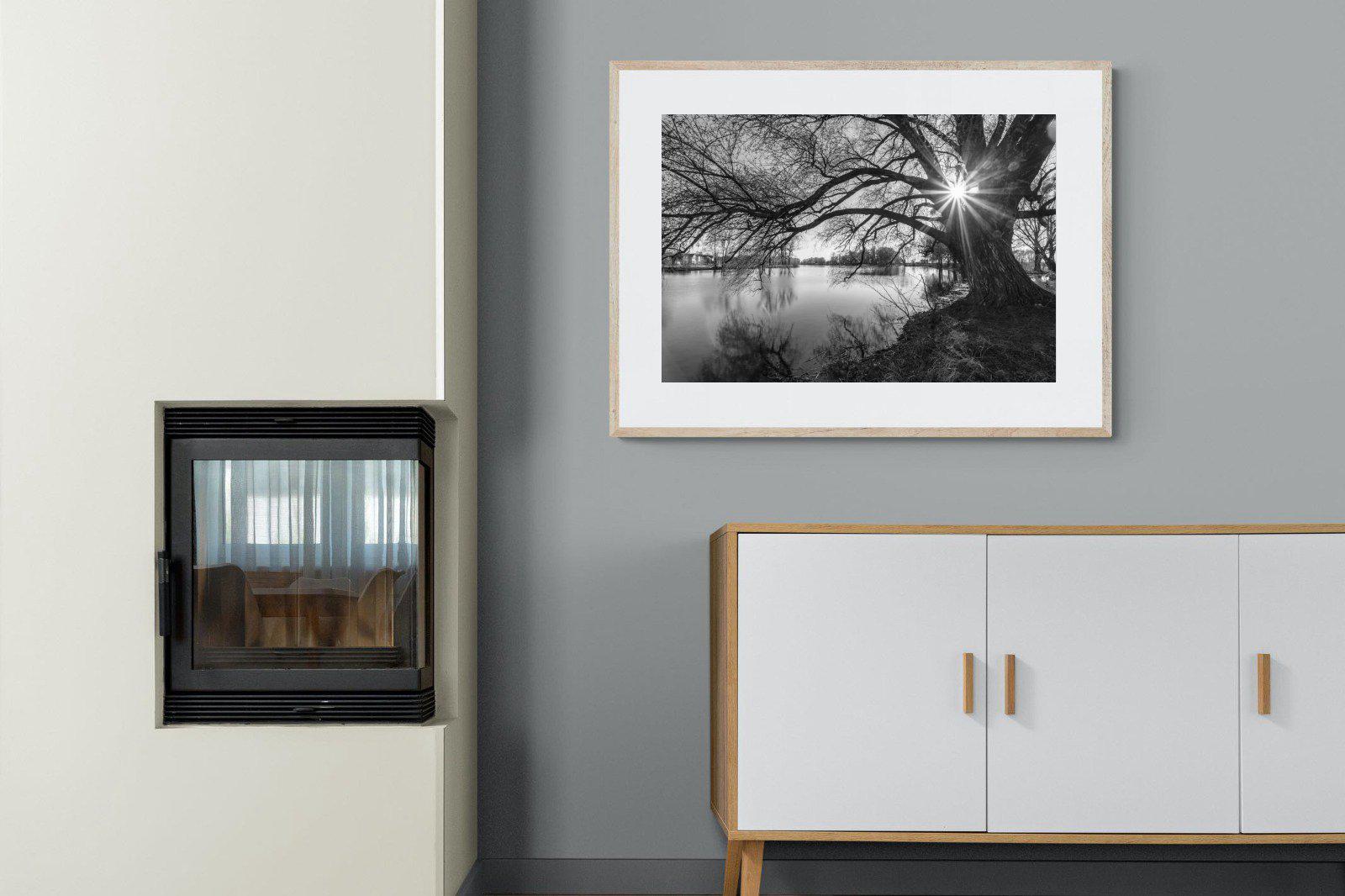 Shards of Light-Wall_Art-100 x 75cm-Framed Print-Wood-Pixalot