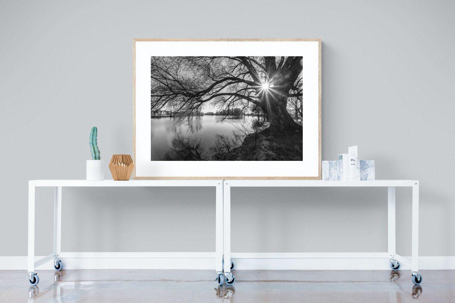 Shards of Light-Wall_Art-120 x 90cm-Framed Print-Wood-Pixalot
