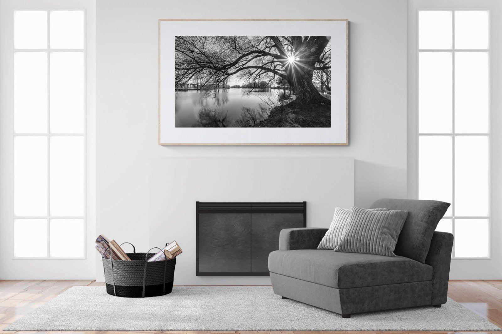Shards of Light-Wall_Art-150 x 100cm-Framed Print-Wood-Pixalot