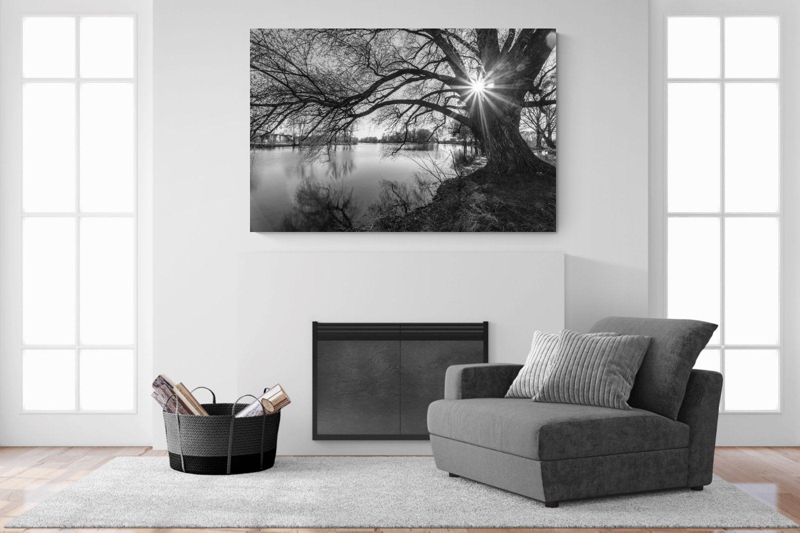 Shards of Light-Wall_Art-150 x 100cm-Mounted Canvas-No Frame-Pixalot
