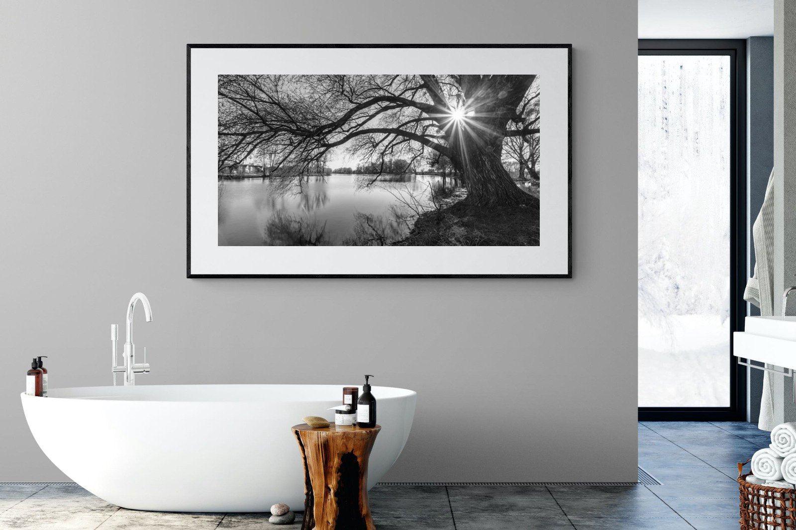 Shards of Light-Wall_Art-180 x 110cm-Framed Print-Black-Pixalot