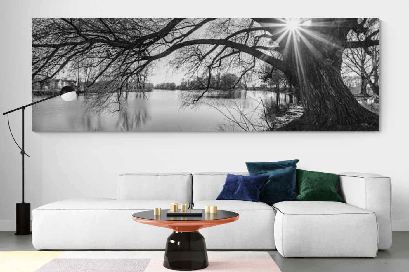 Shards of Light-Wall_Art-275 x 90cm-Mounted Canvas-No Frame-Pixalot