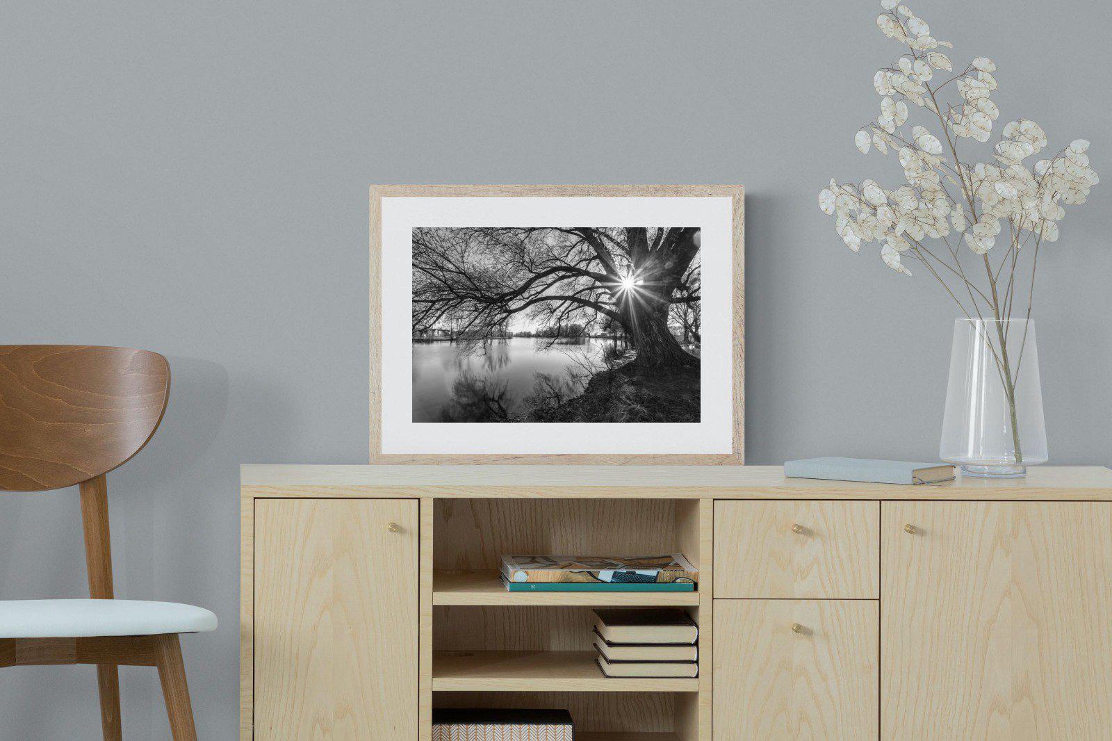 Shards of Light-Wall_Art-60 x 45cm-Framed Print-Wood-Pixalot